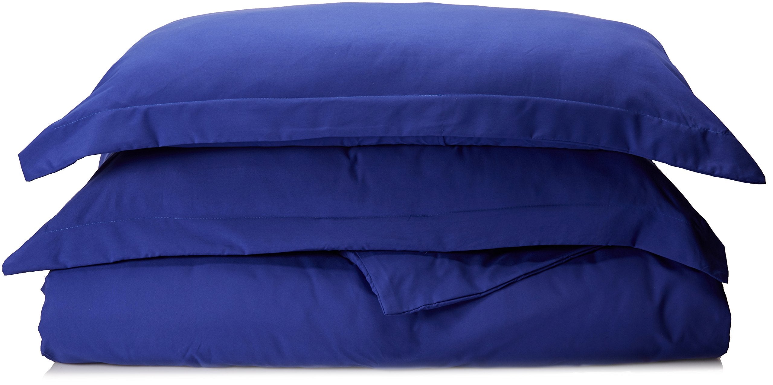 Elegant Comfort 1500 Premier Hotel Quality Super Soft Wrinkle Free 3-Piece Duvet Cover Set, King/California King - Royal Blue
