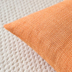 Otostar Linen Throw Pillow Covers Set Of 2 Decorative Square Pillowcases Cushion Covers 16X16 Inch For Home Decor Sofa Bedroom Car 40 X 40 Cm Coral