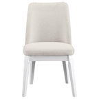 Coaster Home Furnishings Carissa Upholstered Dining Side Chair Beige (Set of 2)