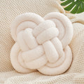 Xiashrk Knot Pillow Ball, Decorative Throw Pillows With Soft Lamb Fleece Fabric For Bed Living Room, Knotted Pillow Home Decor H