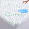 Goonik California King Mattress Protector, Breathable Bamboo Viscose Waterproof Cal King Mattress Pad Cover With 6-18 Inches Dee