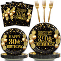 Kepeel 96Pcs 30th Birthday Party Tableware Set, Back in 1994 Birthday Party Decorations Supplies for Men Women Kepeel Cheers to 