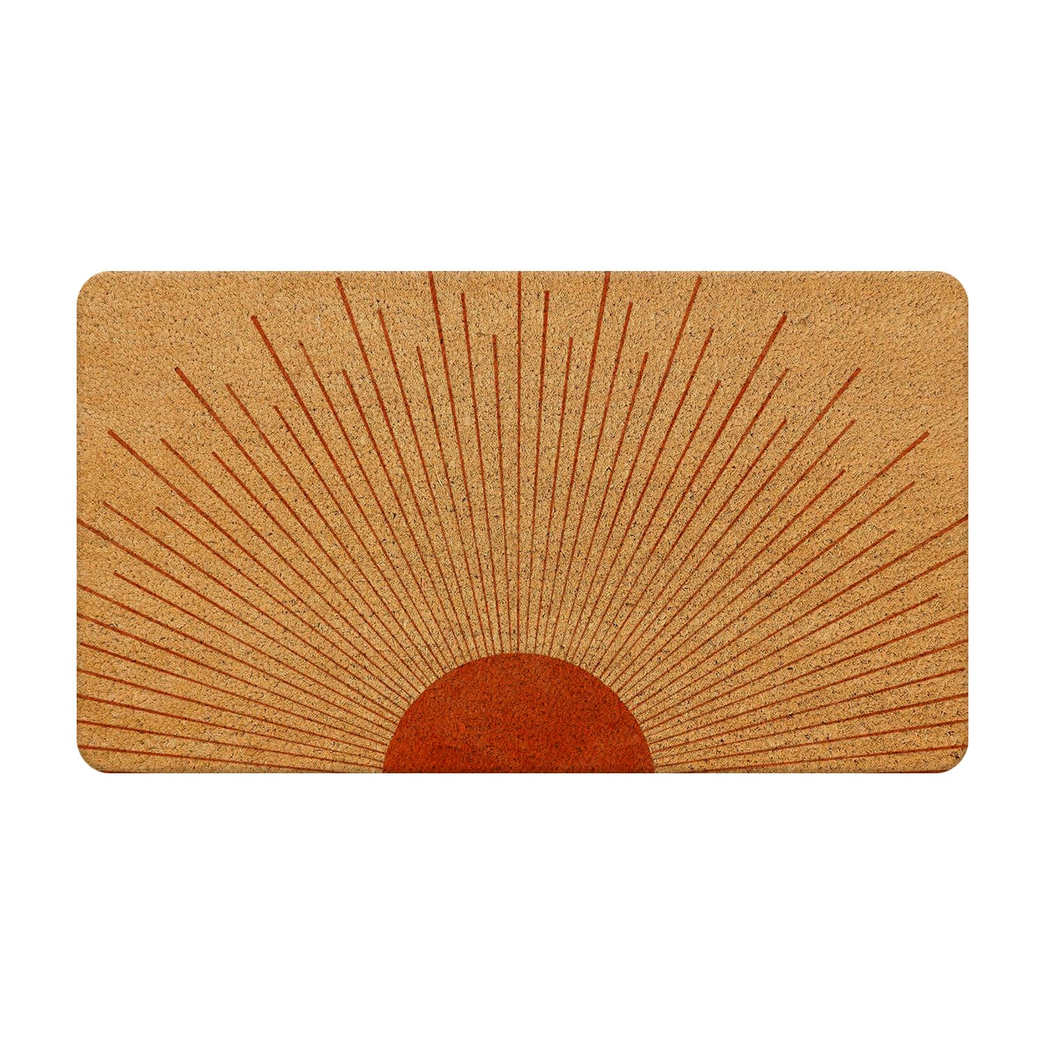 Nogrit Boho Coir Doormat For Outdoor Entrance, Boho Front Door Mats Outdoor, Boho Welcome Mat, Boho Door Mat Outdoor, Boho Indoo