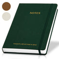 Zicoto Aesthetic Thick Notebook Journal For Women 7' X 10' - Modern Linen Hardcover Note Book With 300 Lined Pages - Perfect F