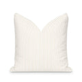 Hofdeco Premium Fall Coastal Patio Indoor Outdoor Pillow Cover Only, 20'X20' Water Repellent For Backyard, Couch, Neutral Tan