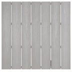 Modway Maine Aluminum Outdoor Patio Bar Table in White Light Gray