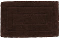 Kassatex Kassa Design Bath Rug, 24 by 40-Inch, Chocolate