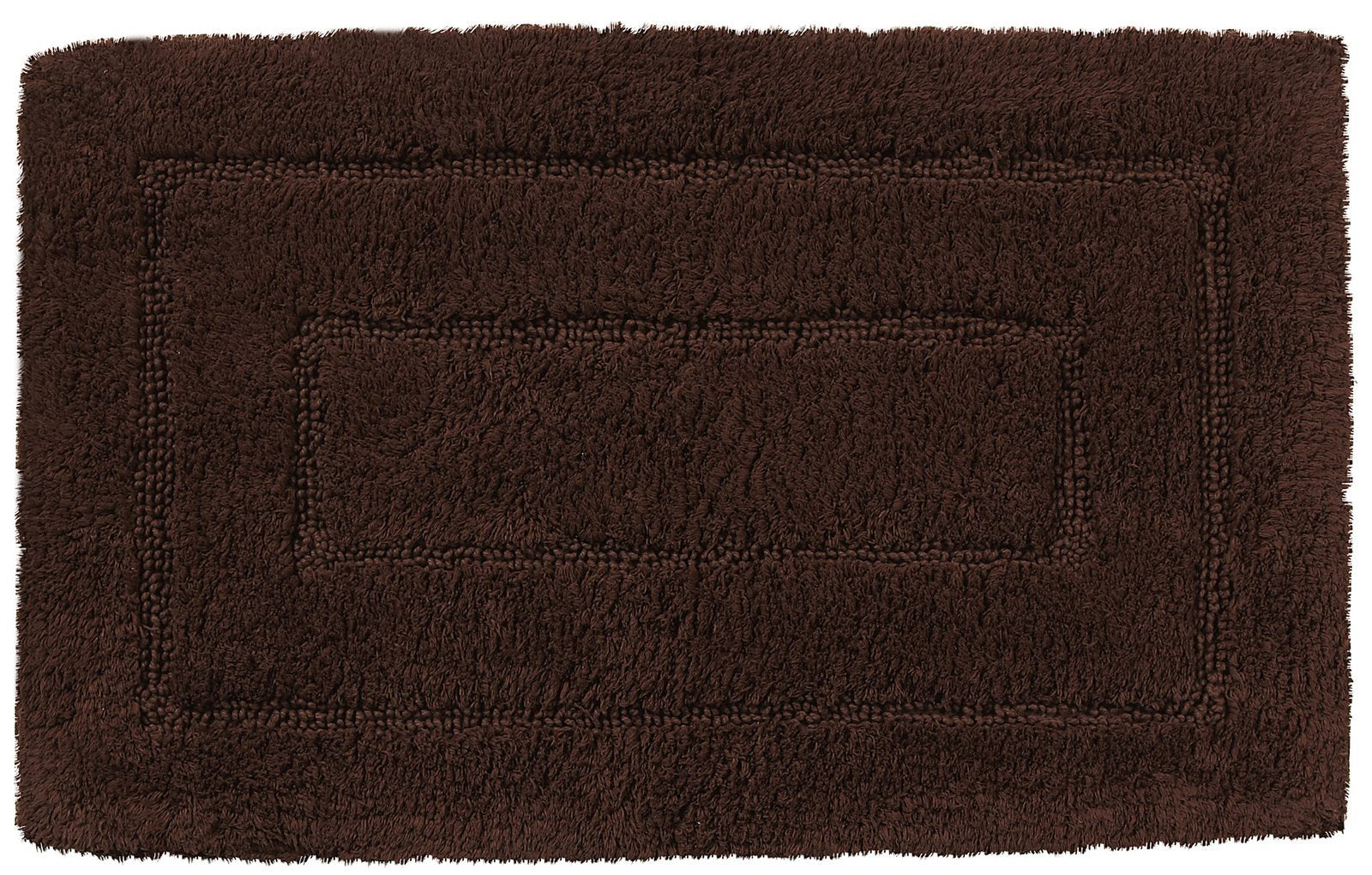 Kassatex Kassa Design Bath Rug, 24 by 40-Inch, Chocolate