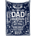Innobeta Great Grandpa Gifts, Unique Flannel Throw Blankets Gifts For Great Grandpa, Super Soft & Skin-Friendly, Perfect Present