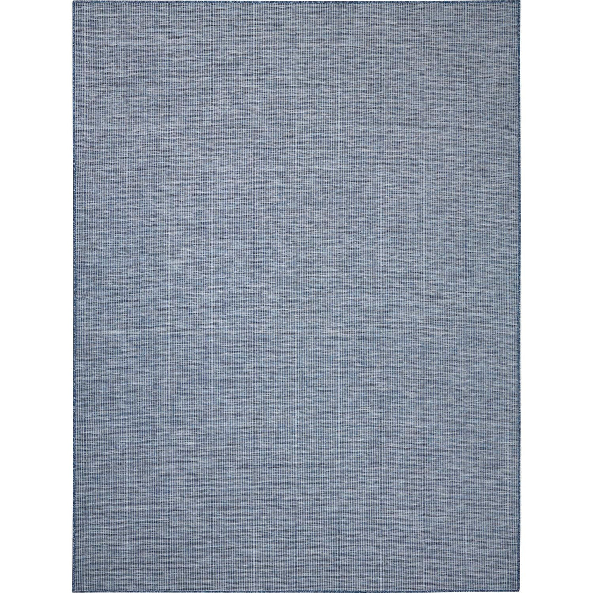 Nourison Positano Indoor-Outdoor Navy Blue 8' X 10' Area Rug, Easy Cleaning, Non Shedding, Bed Room, Living Room, Dining Room, B