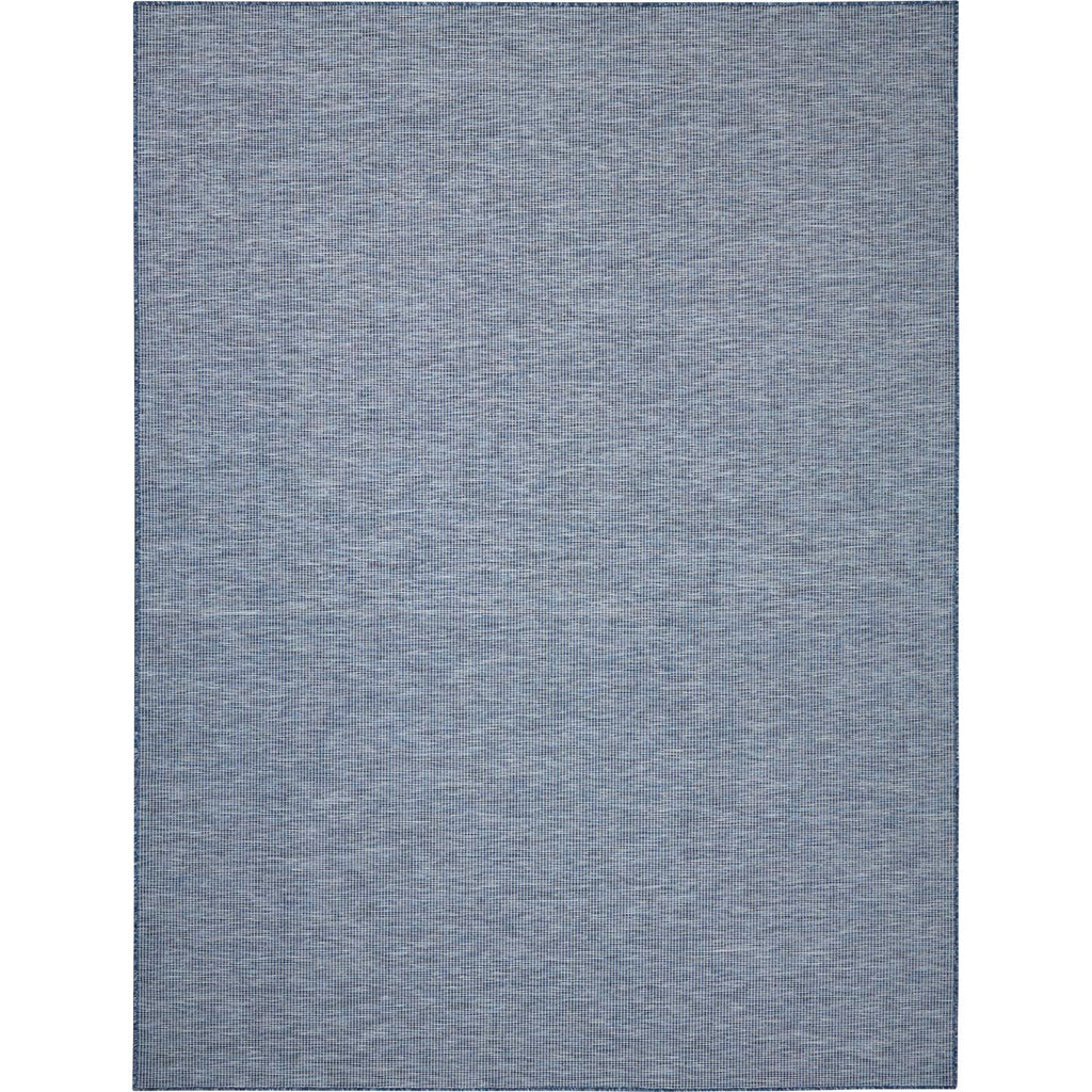 Nourison Positano Indoor/Outdoor Navy Blue 10' X 14' Area Rug, Easy Cleaning, Non Shedding, Bed Room, Living Room, Dining Room, Backyard, Deck, Patio (10X14)