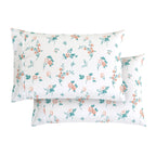 Elegant Comfort Ultra Soft Set Of 2 Floral Print Pillowcases - 1500 Premium Hotel Quality Microfiber, Soft And Smooth Envelope Closure 2-Piece Pillow Covers - Standard/Queen, Pink Celia