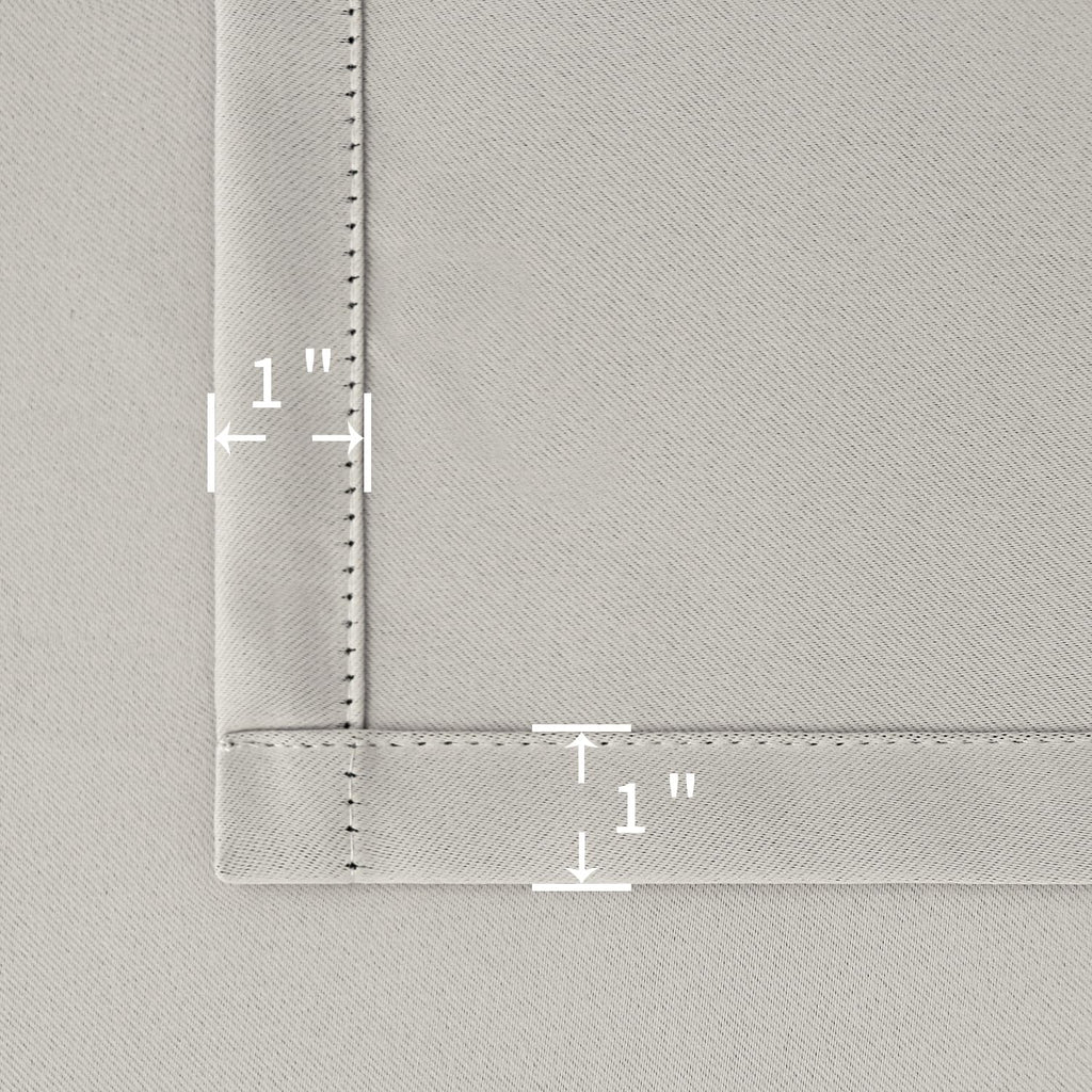 Bgment Rod Pocket And Back Tab Blackout Curtains For Bedroom - Thermal Insulated Room Darkening Curtains For Living Room, 2 Window Curtain Panels (52 X 63 Inch, Natural Camel)