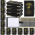 Spakon 20 Sets Christian Gifts Bulk Church Leather Notebook with Pen Pastor Appreciation Gifts Clergy Sunday School Teacher Pray