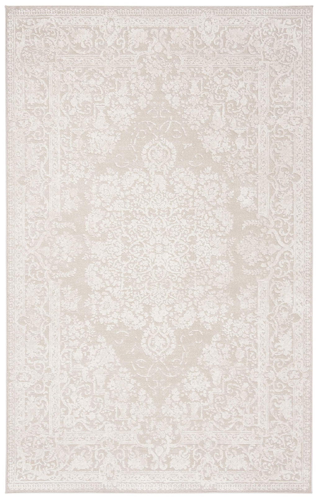 Safavieh Reflection Collection Accent Rug - 3' X 5', Creme & Ivory, Vintage Distressed Design, Non-Shedding & Easy Care, Ideal F