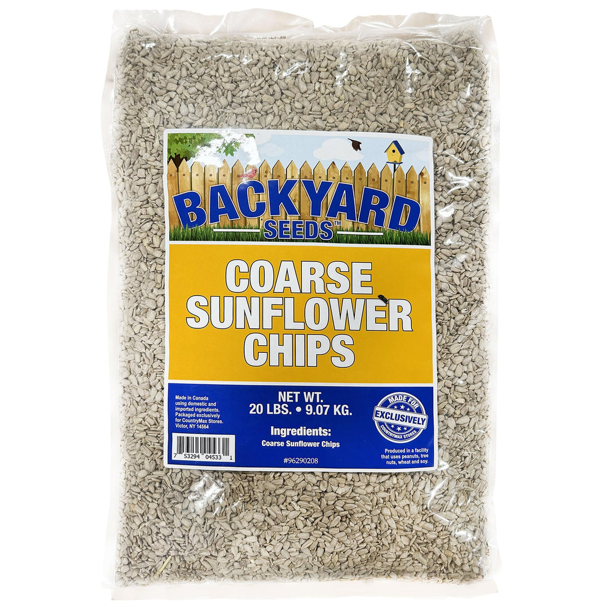 Sunflower Coarse Hearts No Waste No Mess Bird Seed (20 Pounds)