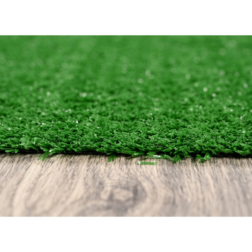 Garland Rug Artificial Grass 12 Ft. X 18 Ft. Large Indoor/Outdoor Area Rug Green -Lush Green, Durable, And Low-Maintenance For Patios, Lawns, And More