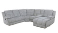 Coaster Furniture Belize 6-Piece Pillow Top Arm Motion Grey Sectional 602560