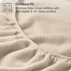 Bare Home Super Soft Fleece Fitted Sheet - Full Size - Extra Plush Polar Fleece - Deep Pocket - All Season Cozy Warmth (Full, Sa