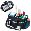 FRECOLSH Large Cleaning Supplies Organizer-Cleaning Caddy Organizer With Handles & Shoulder Strap-Cleaning Bags for Cleaning Sup