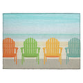 Harbor Ha1 Blue Coastal Rug Rectangle 10' X 14'