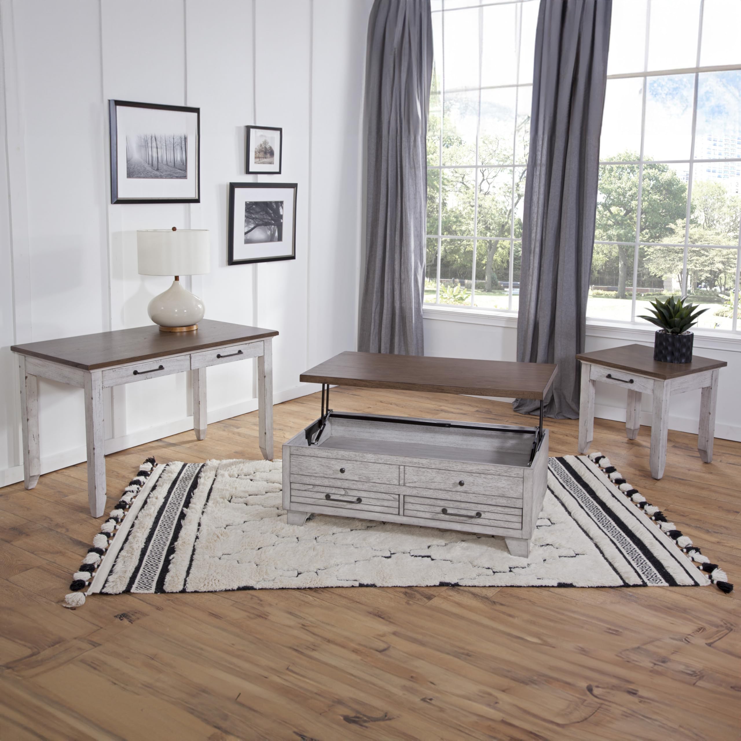 Steve Silver Co Bear Creek Lift Top Cocktail Table