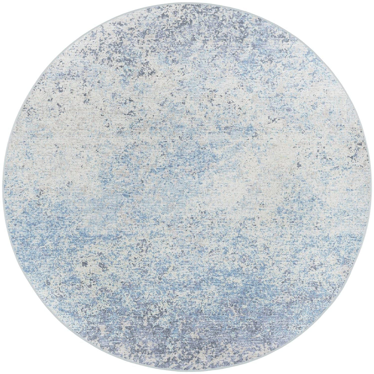 Winslow Wl3 Blue Transitional Rug Round 10' X 10'