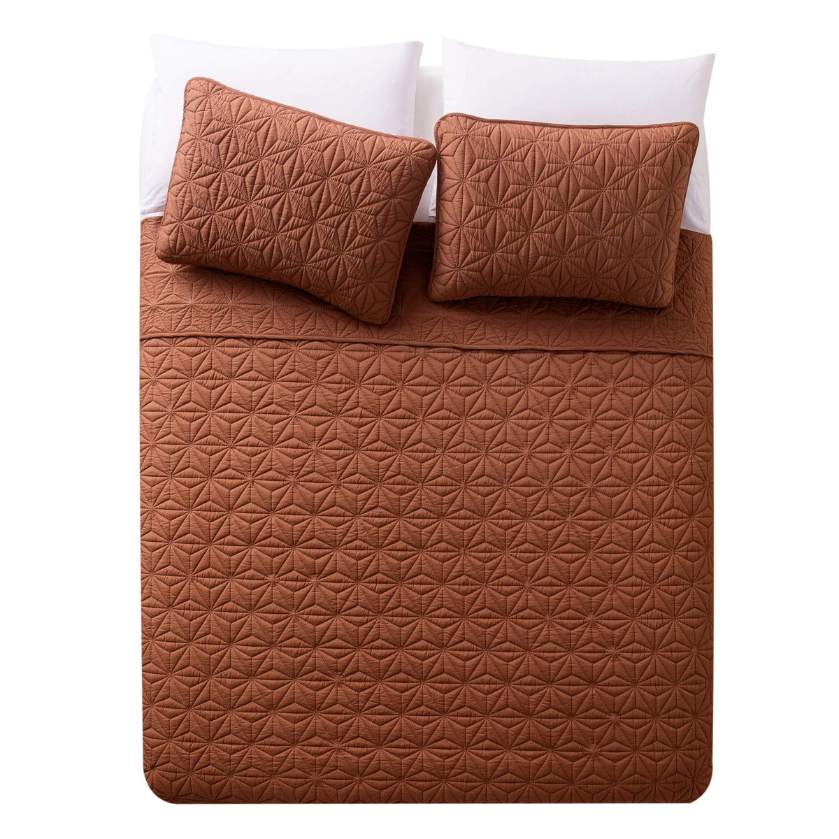 Vcny Home - Quilt Set, Soft Bedding With Matching Shams, Dorm Room Essentials, Use As Bedspread Or Throw Blanket (Kaleidoscope B