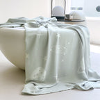 AmyHomie Grey Space Cooling Blanket for Kids, Soft Summer Throw 50x60 for Hot Sleepers, Boys & Girls