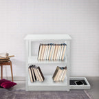 Casual Home Adams Bookcase With Concealed Sliding Track, Concealment Furniture