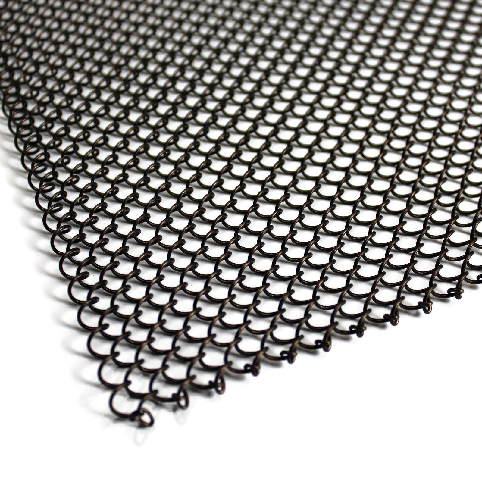 Midwest Hearth Fireplace Screen Mesh Curtain. 2 Panels Each 24 Wide. includes Screen Pulls. Made in USA (18 H x 24 W, Antique Br