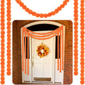 Yunsailing 5 Pcs 5 ft Indian Diwali Decoration Marigold Garland Day of The Dead Artificial Marigold Flowers Garland for Wedding 