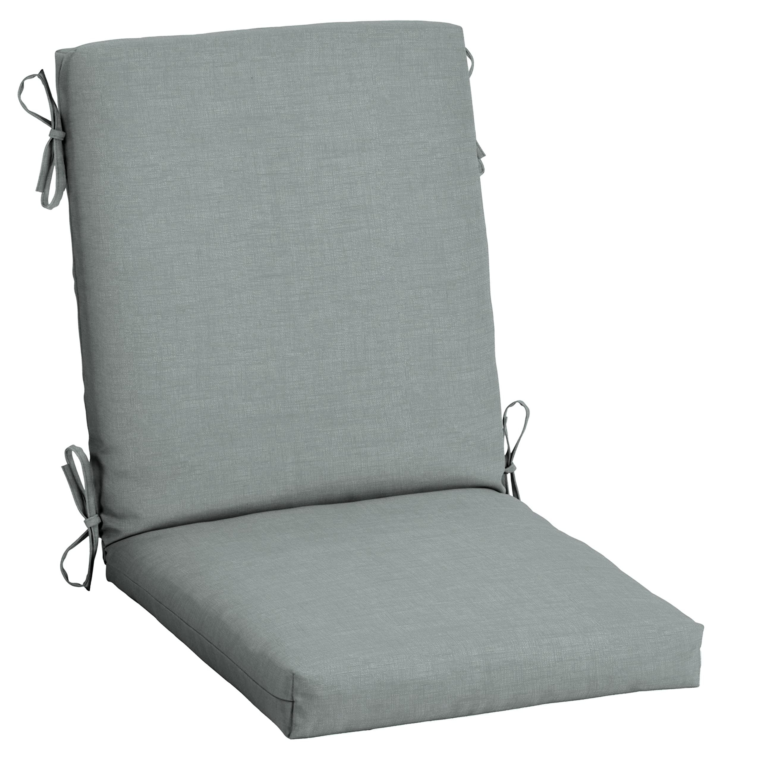 Arden Selections Outdoor Dining Chair Cushion, 20"x20", Stone Grey Leala, Polyester, Model ZM01173B-D9Z1