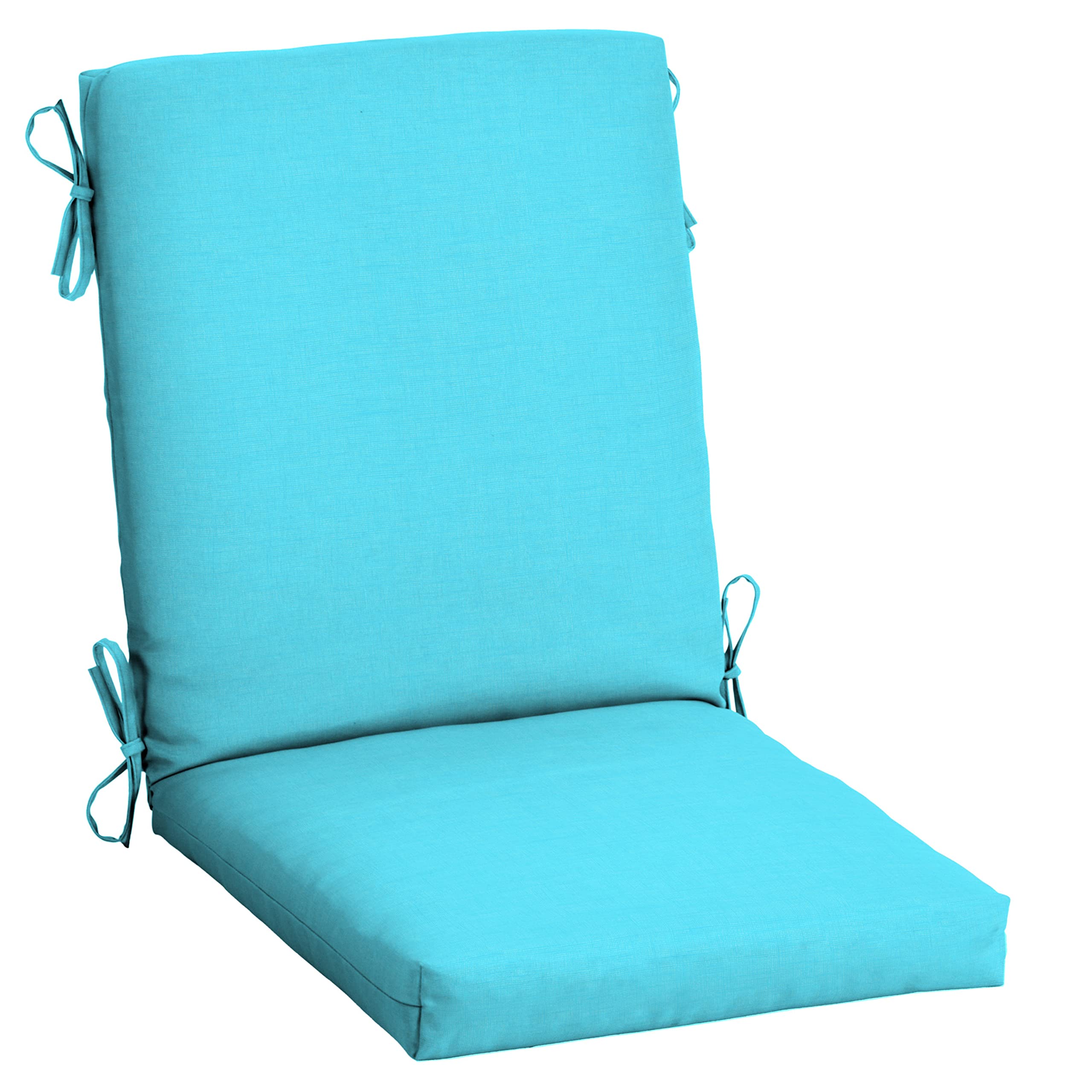 Arden Selections Outdoor Dining Chair Cushion 20 X 20, Rain-Proof, Fade Resistant 20 X 20, Pool Blue Leala