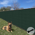 E&K Sunrise 5' X 12' Privacy Fence Screen With Grommets, Outdoor Windscreen Fence Covering Privacy Screen Uv Blockage For Backya