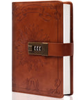 Vintage Journal Diary With Lock For Women Men Lock Journal Refillable Personal Locking Diary Girls Leather Journal For Writing N