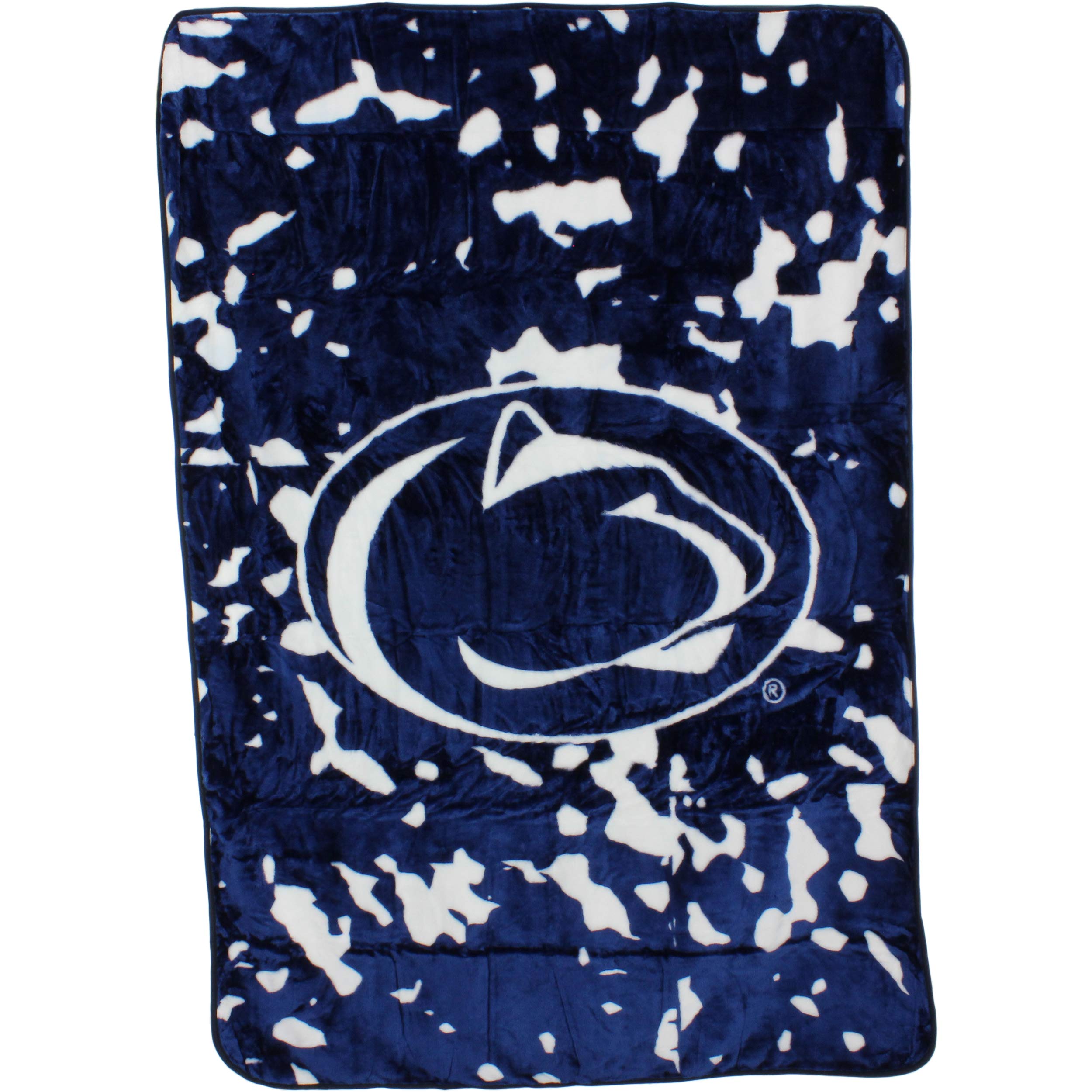 College Covers Penn State Nittany Lions Soft Rachel Plush Throw Blanket, 63 X 86'