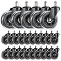 ASHGOOB Office Chair Wheels, Set of 25 Caster Wheels Office Accessories, 3 Inch Heavy Duty Casters for Chairs to Replace Office 