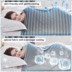 Guohaoi Cooling Blanket (90''X90''Queen Size) For Hot Sleepers And Night Sweats,100% Oeko-Tex Certified,Arc-Chill Q-Max >0.5 Coo