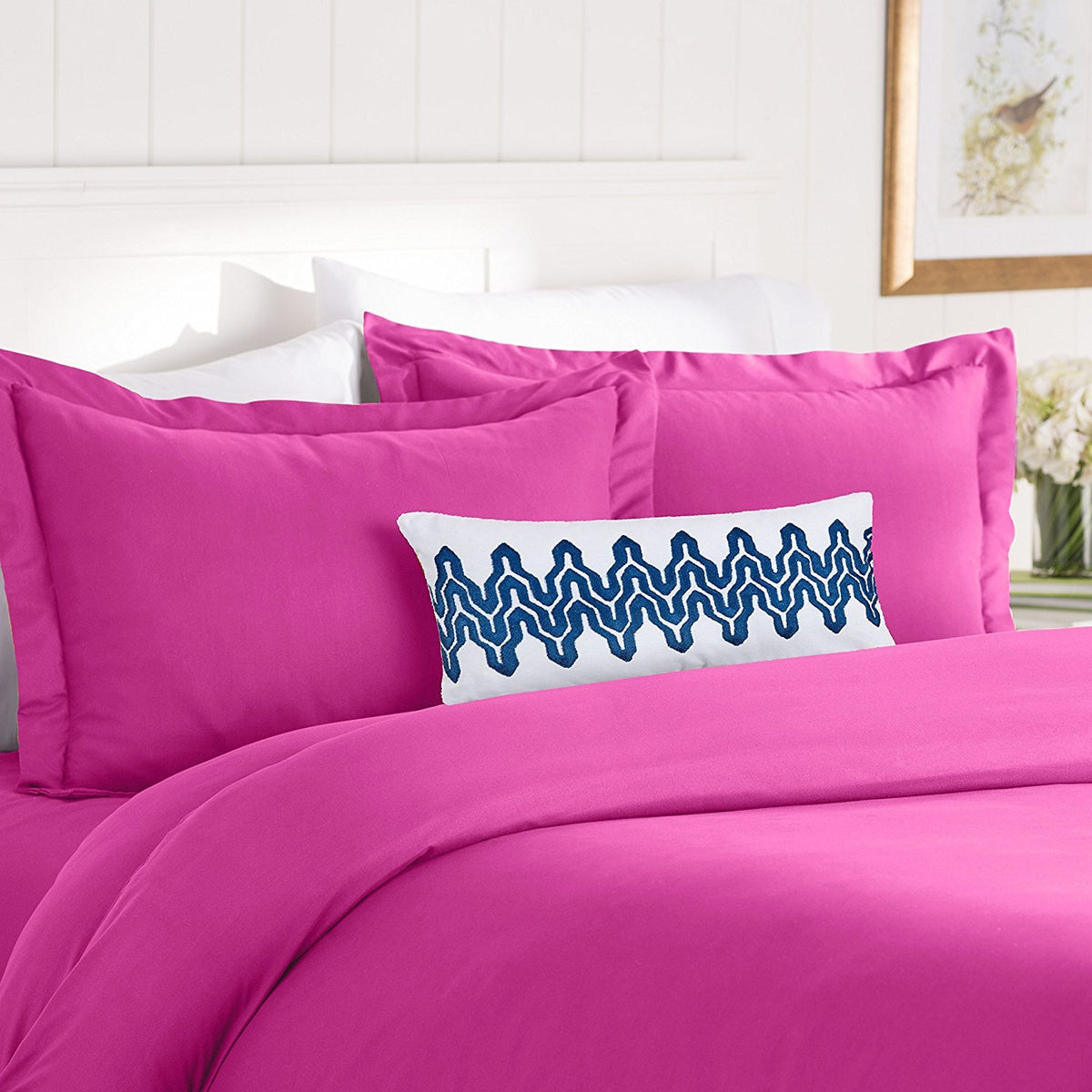 Elegant Comfort Best, Softest, Coziest Duvet Cover Ever! 1500 Thread Count Egyptian Quality Luxury Super Soft Wrinkle Free 2-Pie