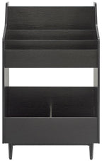 Crosley Furniture Liam Vinyl Record Storage Stand, Tiered Storage Shelves for Records, Black