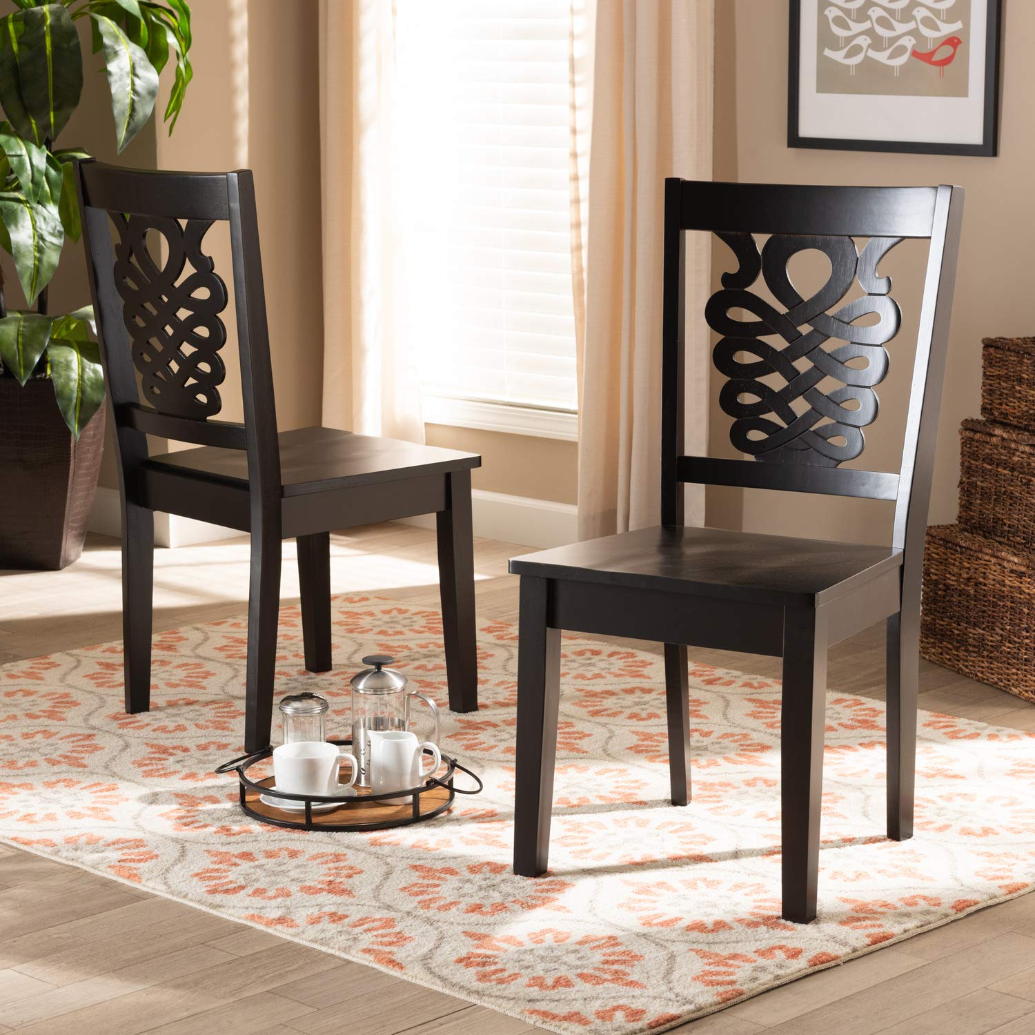 Baxton Studio Gervais Dining Chair Set - Thumbnail 5