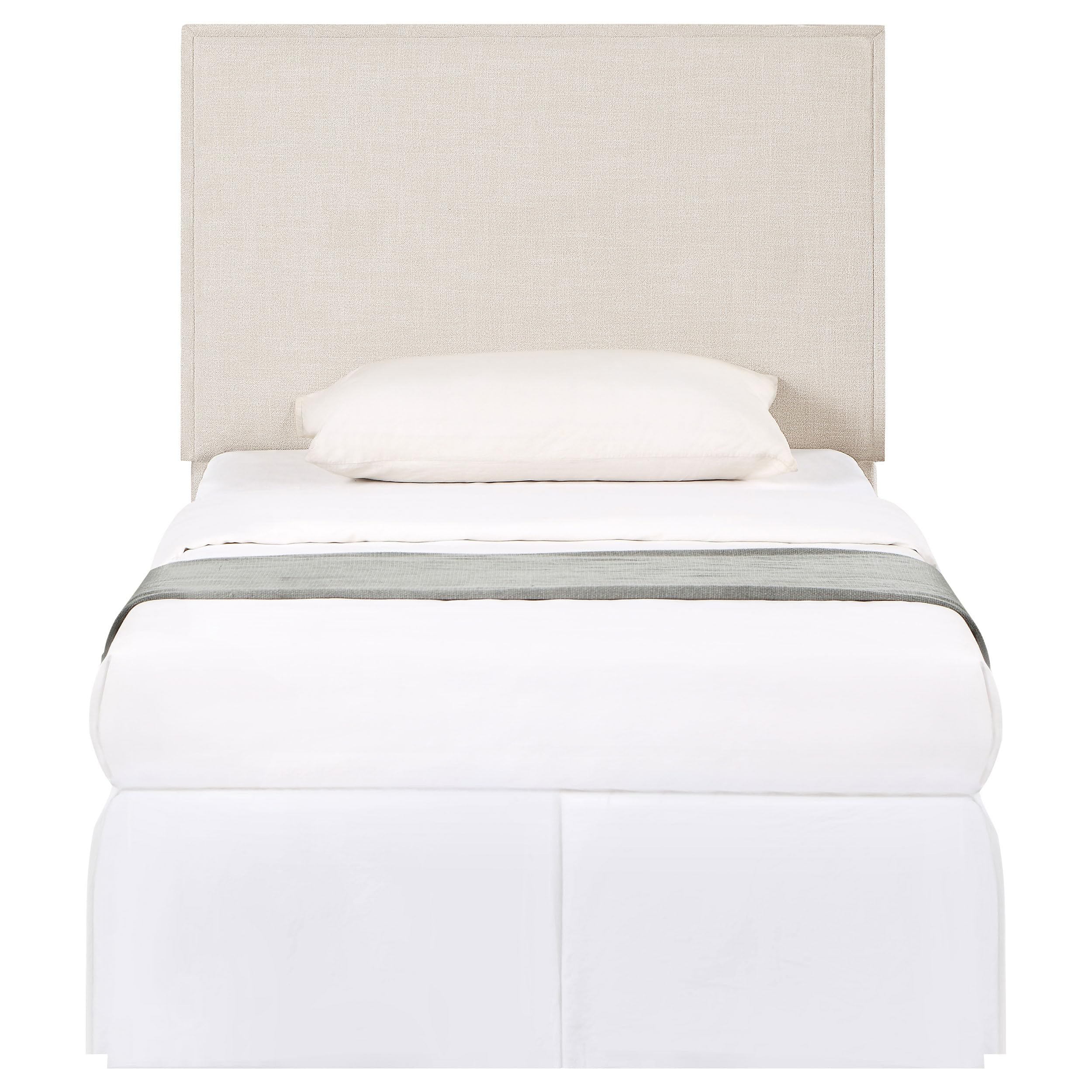 Coaster Home Furnishings Izzy Contemporary 47-inch Fabric Upholstered Panel Headboard for Bedroom Twin Size Sand 315985T