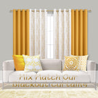 Mrs.Naturall Light Gold Curtains 63 Inch Length For Living Room 2 Panels Grommet Semi Sheer Pattern Luxurious Art Deco Lattice Curtains For Bathroom Bedroom