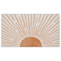 Nogrit Abstract Boho Sun Sunrise Sunset Sunshine Mid Century Modern Waterproof Door Mat Outdoor Entrance 17X30 Inch Non-Slip Doo