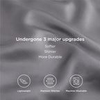 Bedsure Satin Pillowcase Standard Set Of 2 - Dark Grey Silky Pillow Cases For Hair And Skin 20X26 Inches, Pillow Covers With Env