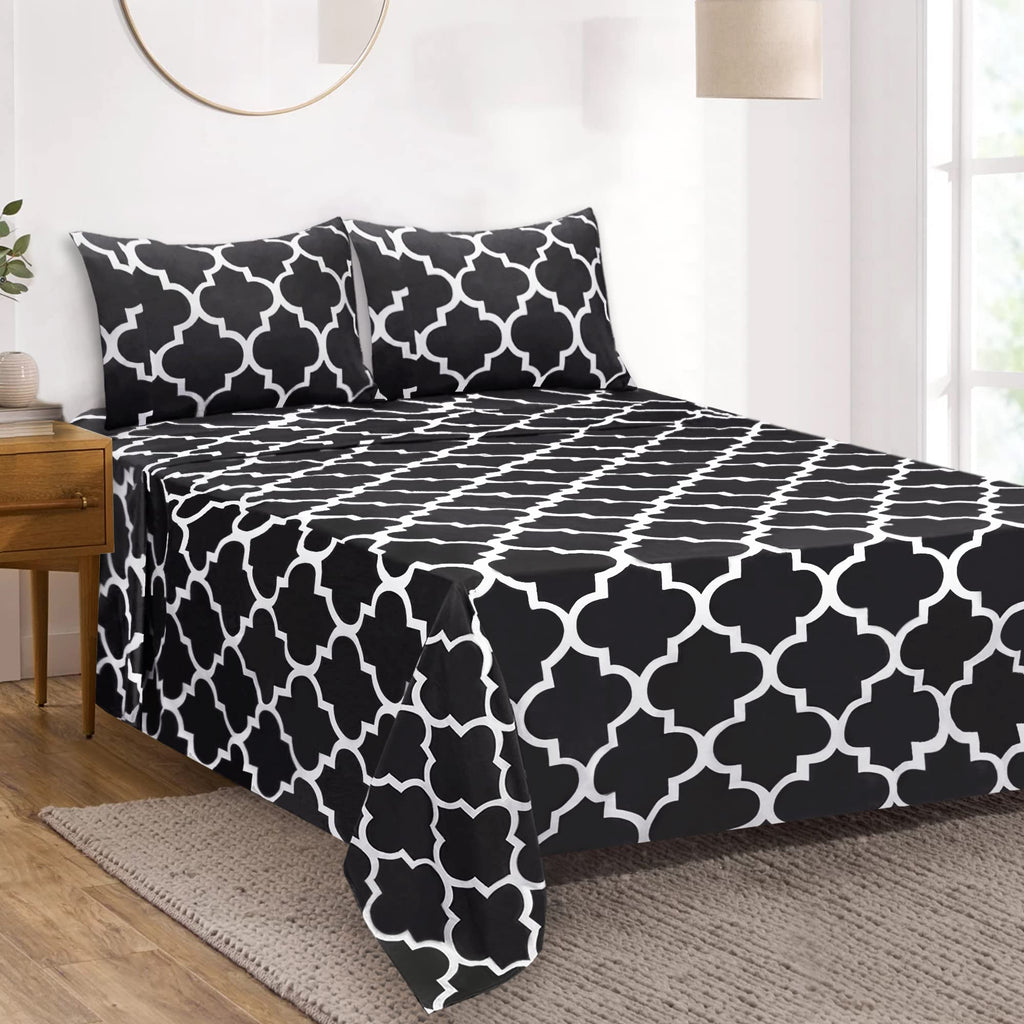Mejoroom Full Bed Sheet Set - Super Soft Brushed Microfiber 1800 Thread Count Sheets With 16Inches Deep Pocket - Wrinkle Free -