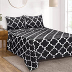 Mejoroom Full Bed Sheet Set - Super Soft Brushed Microfiber 1800 Thread Count Sheets With 16Inches Deep Pocket - Wrinkle Free -