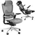 Chirvana Ergonomic Office Chair, Big And Tall Mesh Computer Gaming Chair With Adaptive Lumbar Support, Work Chair With Headrest,