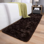 Detum Dark Brown Runner Rug 2X6 For Hallyway Entryway Kitchen Fluffy Area Rugs For Bedroom Soft Kids Room Rugs Machine Washable